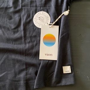 Vuori energy tee black Heather